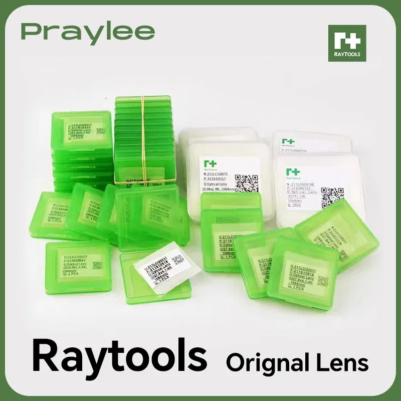 Color: pink - Raytools Original Laser Protective Windows Lens 27.9x4.1 37x7 Protection Laser Machine Lens for Fiber Cutting Machine Parts