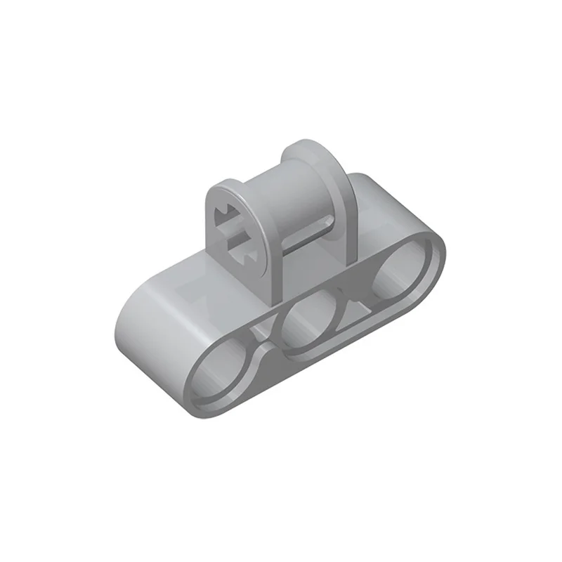 Color: Light Grey - Rainbow Pig MOC Particles 63869 42191 High-Tech Axle and Pin Connector Perpendicular Triple Building Blocks Parts Kids DIY Toys