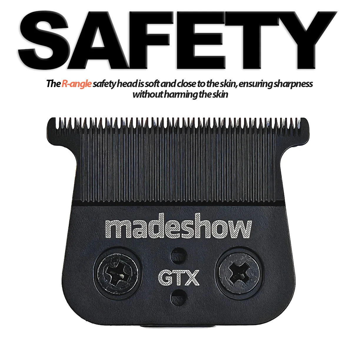 Color: black - Madeshow KULILANG M6 M11 R55 Ultra Thin Original Blade Professional Hair Trimmer 0mm Cutter Head Clipper Replacement Accessories