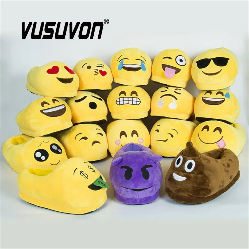 Color: black, Shoe Size: 35 - Indoor Slippers Warm Winter Home Fluffy New Fashion Men Women Bread Demon Soft Plush Shoes Unisex Cute Funny Christmas Gift