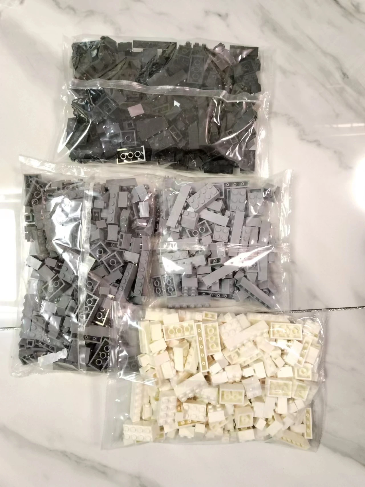 Color: Red - Bulk Building Blocks Large bricks 17 Single colour 260g Free assembly Compatible  LEGO Children's educational creative toys DIY
