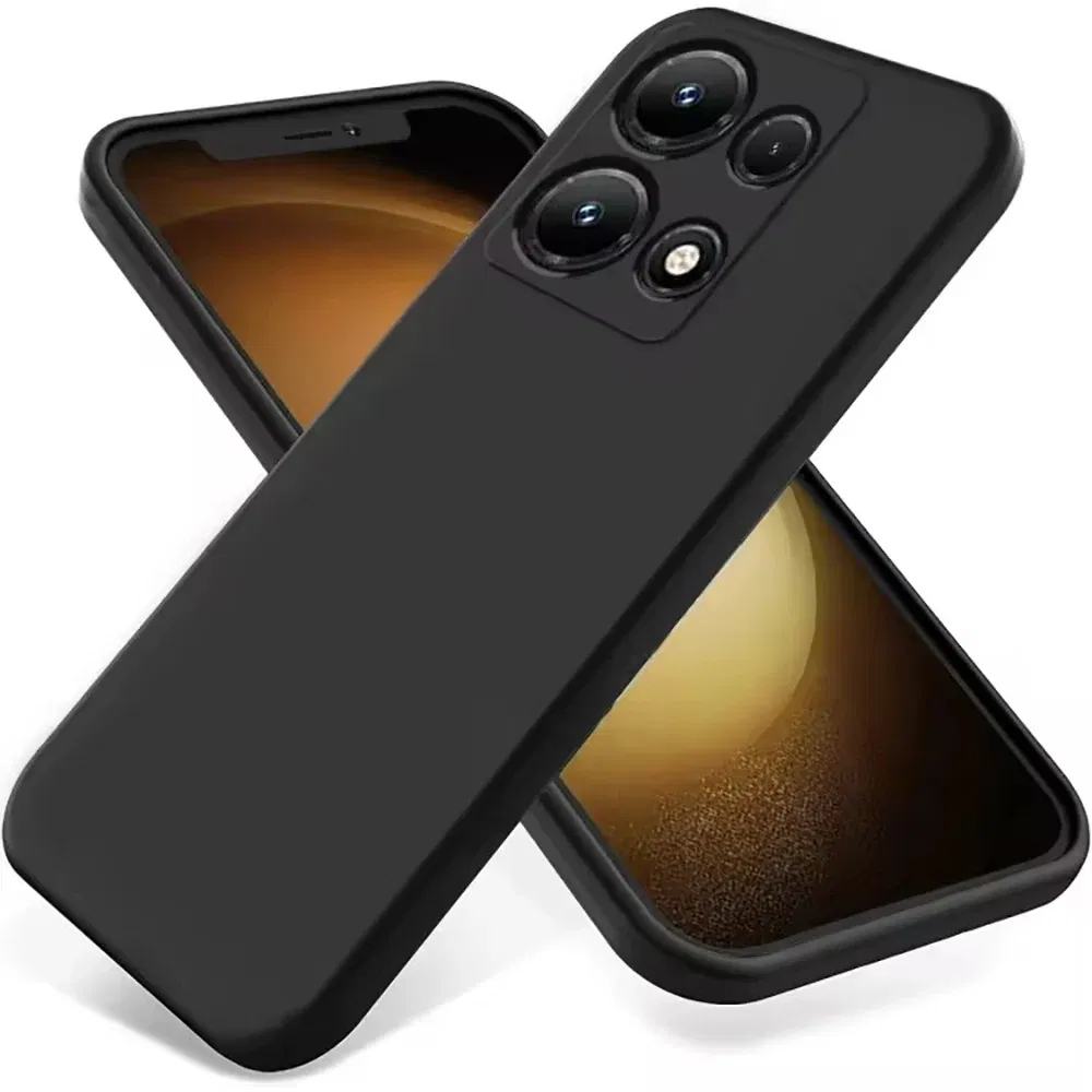 Color: light yellow, Material: ABS - Black Practical Silicone Phone Case For Xiaomi Redmi Note 14 13 12 11 10 9 8 7 Pro Plus 5G 4G 8T 9S 9T 10T 10S 11S 12S Cover