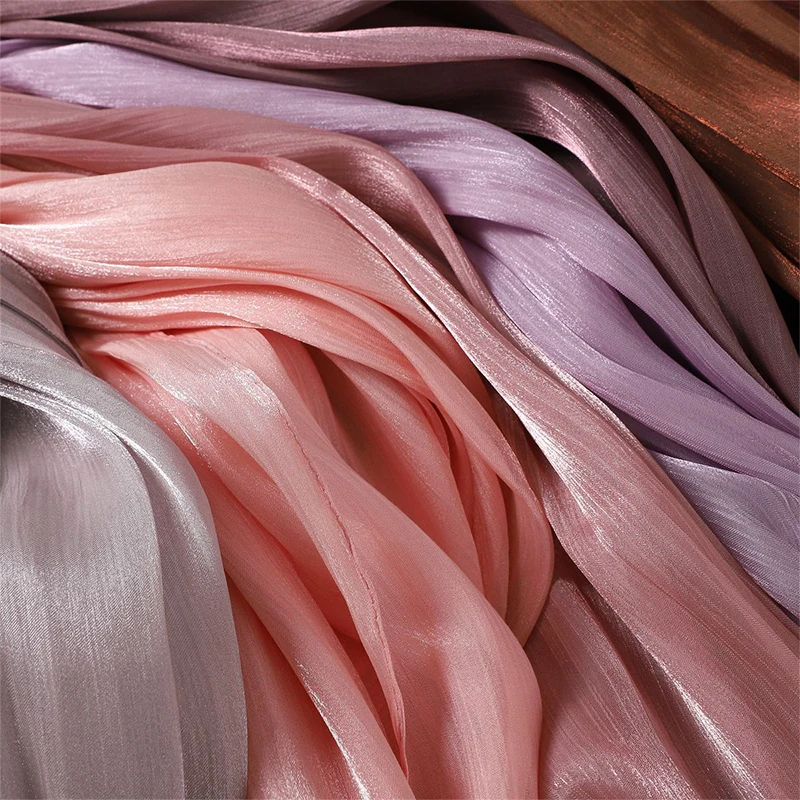 Color: dark ginger - Solid Luxury Fashion Women Hijab Scarf Long Silk Soft Slippy Comfortable Scarves Shawl Muslim Neckerchief Outdoors Bandanna