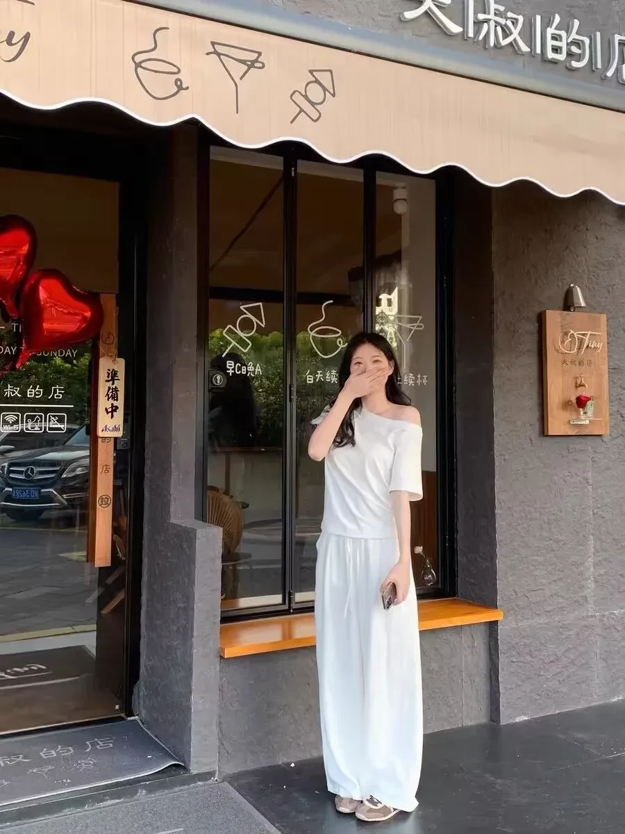 White Wide Leg Pants NZ