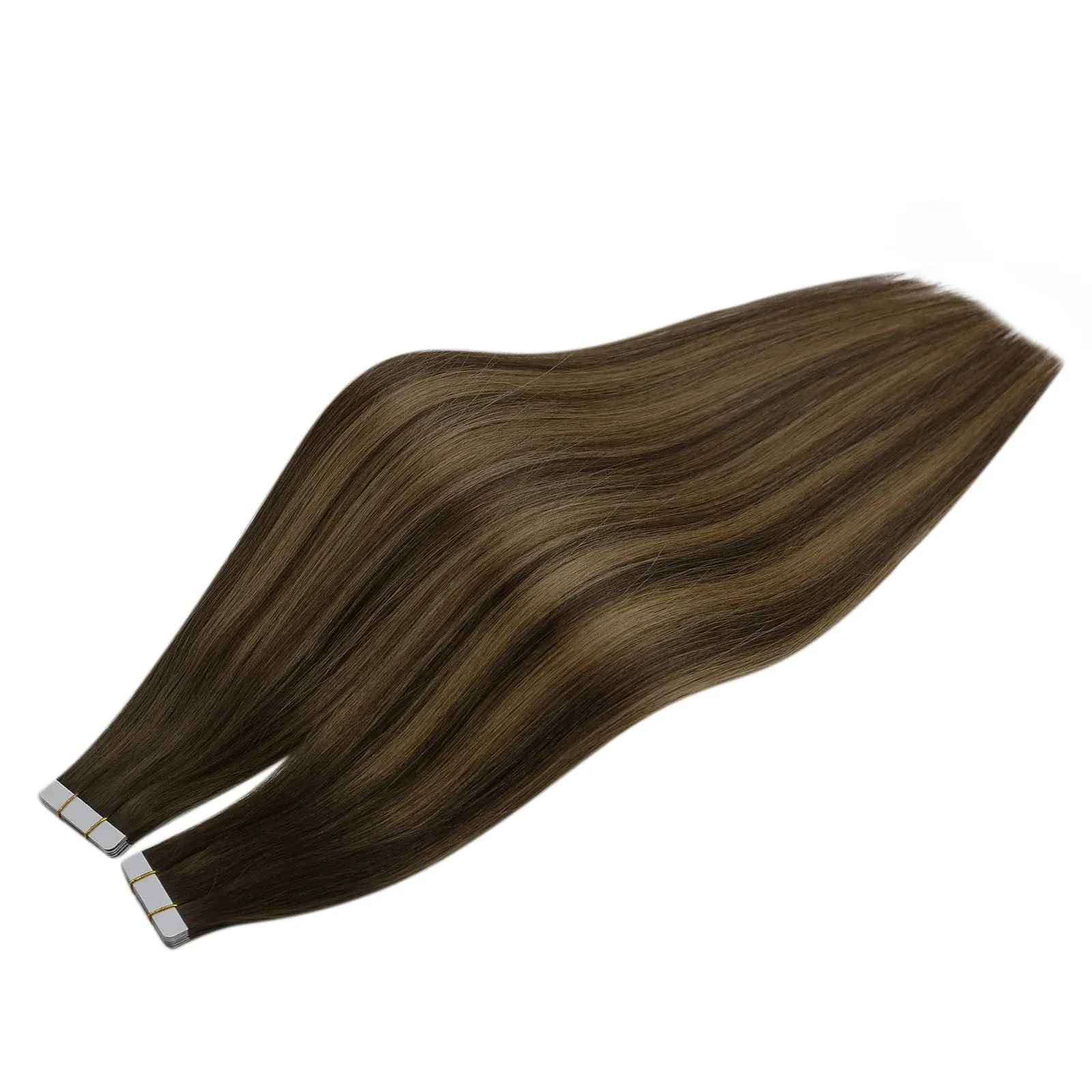 Color: M10/613, Items per Package: 40 pcs, Length: 24 Inches, Life Span: 12 months - [Last 12 Months] Ugeat Tape in Hair Extensions Virgin Human Hair 10A Grade Tape in Extensions  Human Hair
