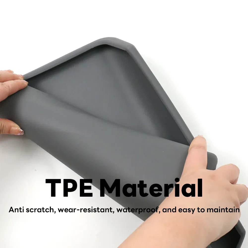 Color: Black - for Tesla Model 3 Highland 2024 TPE Soft Case Car Center Console Arm Rest Lid Auto Central Armrest Box Pad Cover Accessories