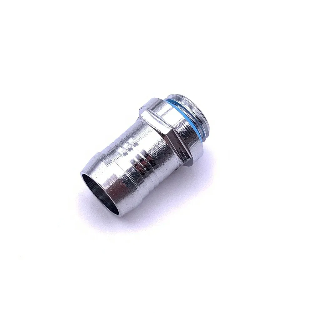 Color: Orange - 6pcs PC Water Cooling Barb Fitting Two-Touch Fitting G1/4 Thread Barb Connector for Computer Cooling System 4/6/7.2/9/11/14mm