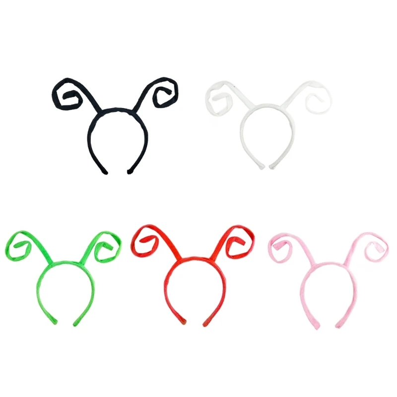 Color: Pink - Halloween Headband Butterfly Antenna Headband Halloween Party Costume