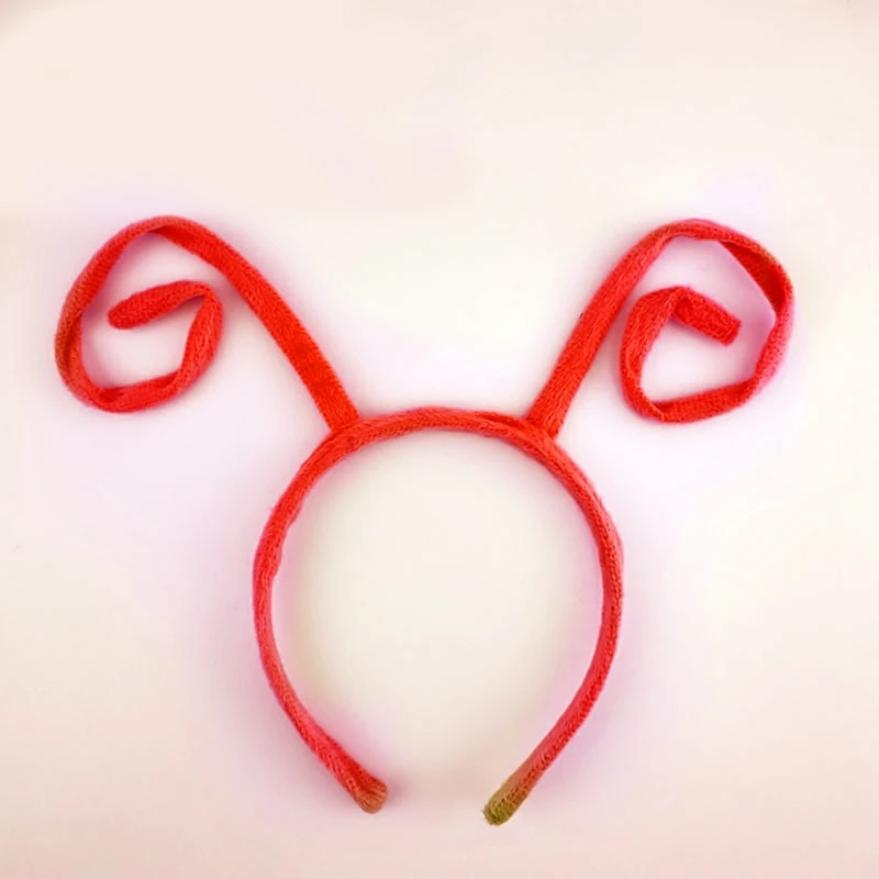 Color: Pink - Halloween Headband Butterfly Antenna Headband Halloween Party Costume