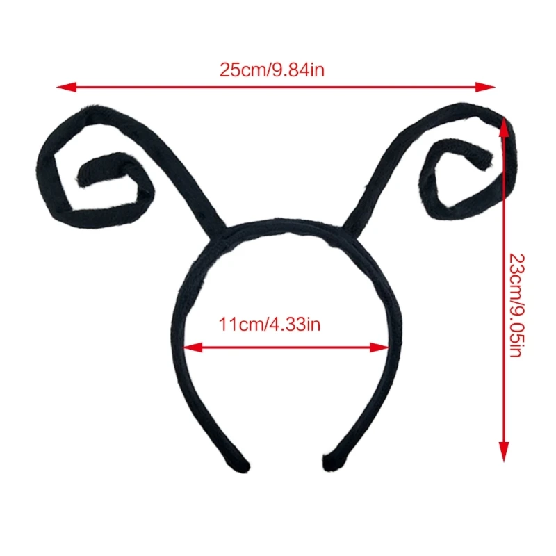 Color: Pink - Halloween Headband Butterfly Antenna Headband Halloween Party Costume