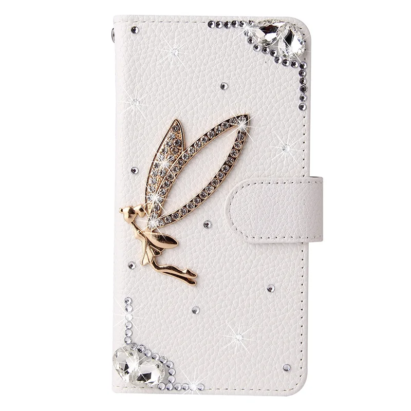 Color: Fluorescent Green, Material: Leather - Flip Glitter Case For Samsung Galaxy S25 Ultra S24 FE S23 S22 S21 S20 Plus A35 A55 A16 A14 A15 A34 A54 Leather Cover Case