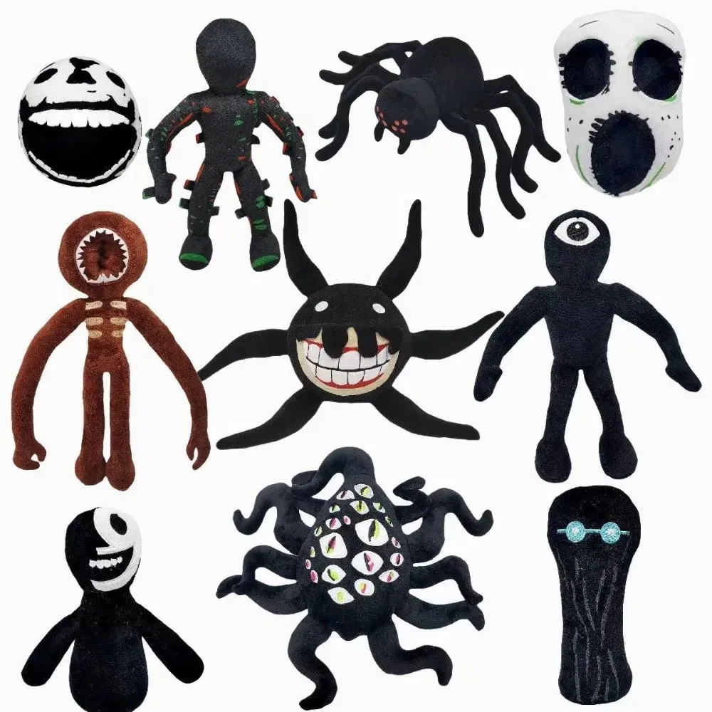 Color: WHITE - The New Roblox Doors Figure Escape The Door Game Peripheral Two-dimensional Digital Monster Plush Toy Doll Best Birthday Gift