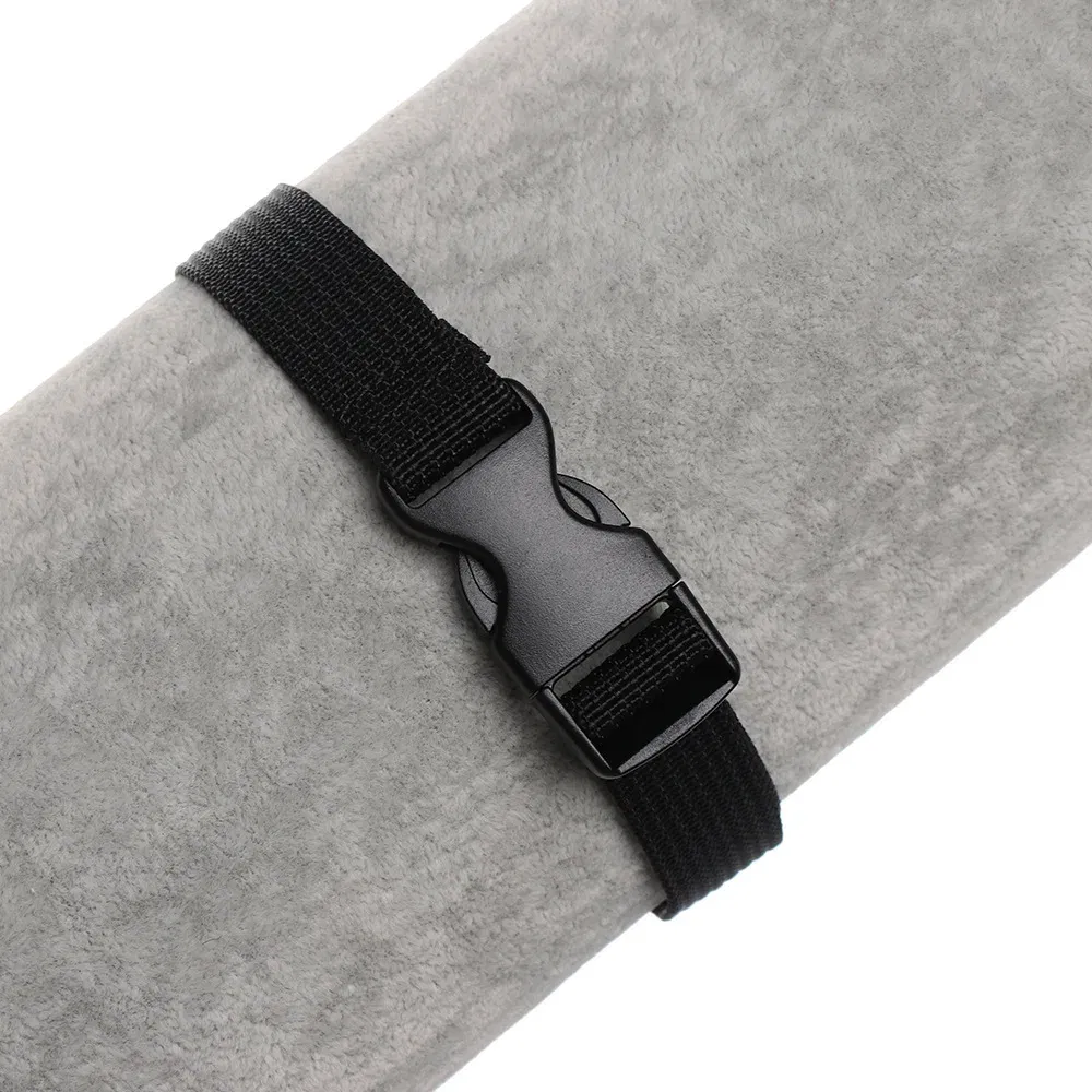 Color: WHITE - 0.5-3M Black Durable Nylon Travel Tied Cargo Tie Down Luggage Lash Belt Strap With Cam Buckle Travel Kits Outdoor Camping Tool
