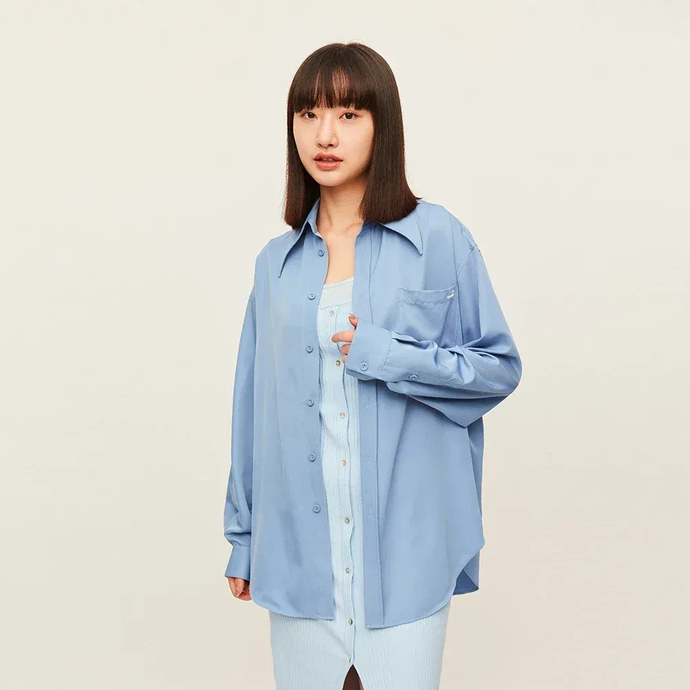 Color: Blue, Size: L - OhSunny Women Shirts Sun Protection Long Sleeve Coat UPF50+ Anti-UV Breathable Fashion Loose Blouse Outdoor Spring Summer Tops