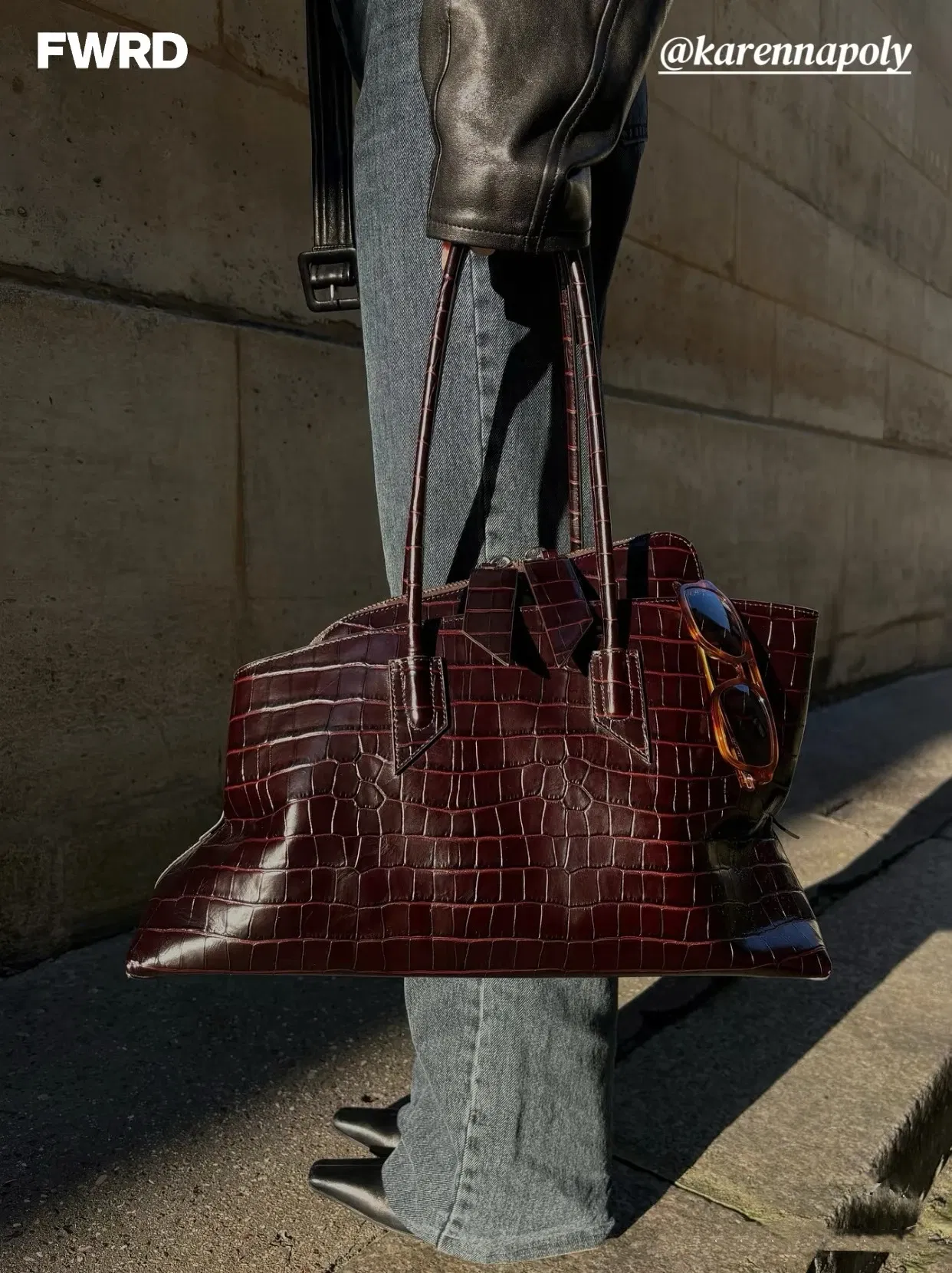 Color: Honeydew - Brand Crocodile pattern genuine leather luxury Handbags High Quality alligator large capacity Lady Totes Shoulder Crossbody Bag