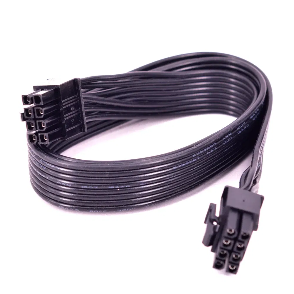 Color: black, Cable length: Other - For Cooler Master MWE Gold 750 650 550 Full Modular PSU PCIe 6Pin to 8Pin 6+2 Pin 5Pin Peripheral 4Pin SATA Power Supply Cable