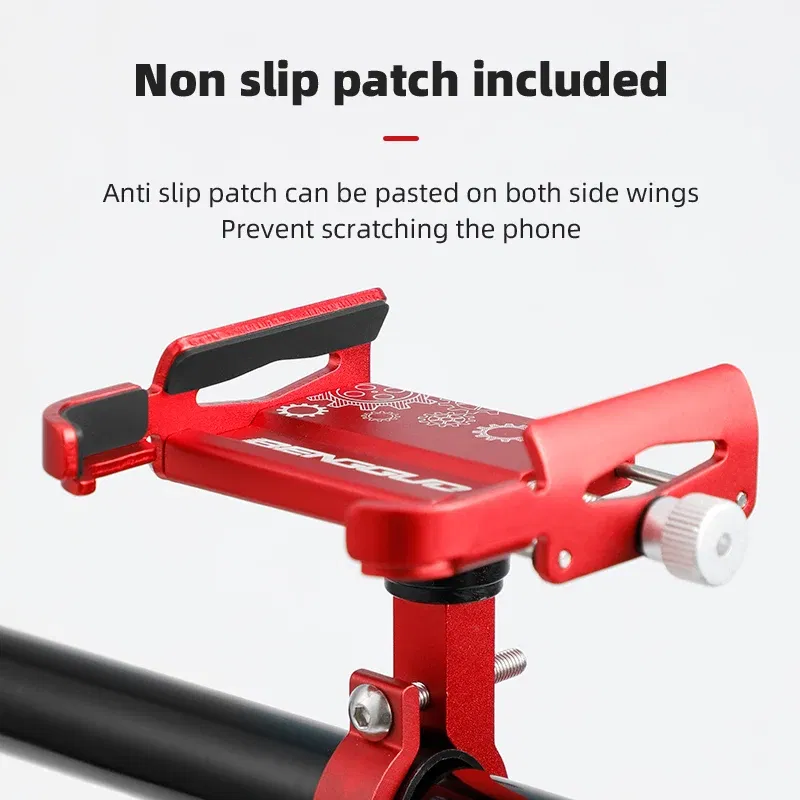 Color: Yellow - iBudim Bike Phone Holder 360 Rotation Bicycle Phone Holder for 4.7-7.0 inch Devices Motorcycle Handlebar Mobile Phone Stand