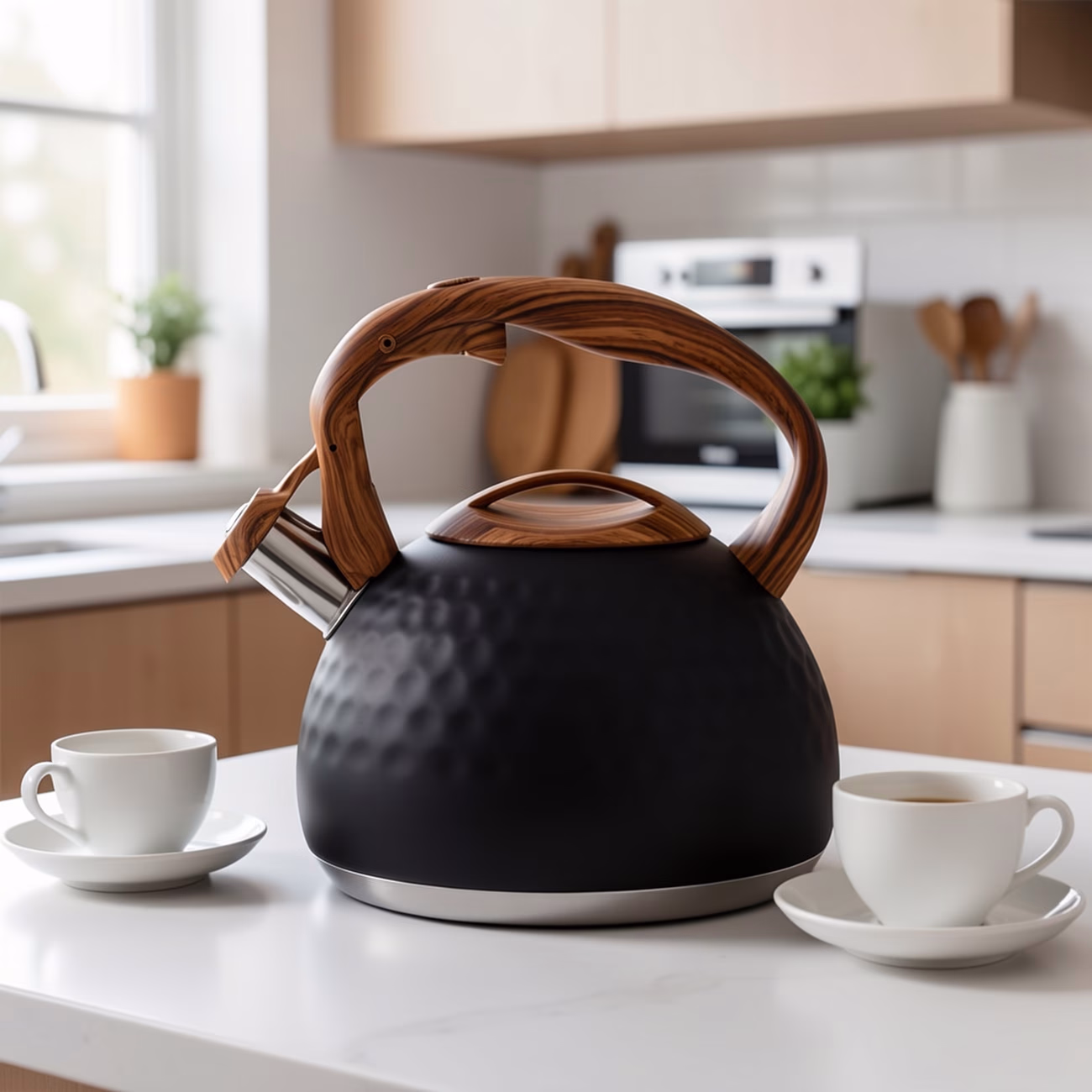 DOTOCOOK® Tea Kettle – Loud Whistling Kettle for Boiling Water, Coffee, or Milk