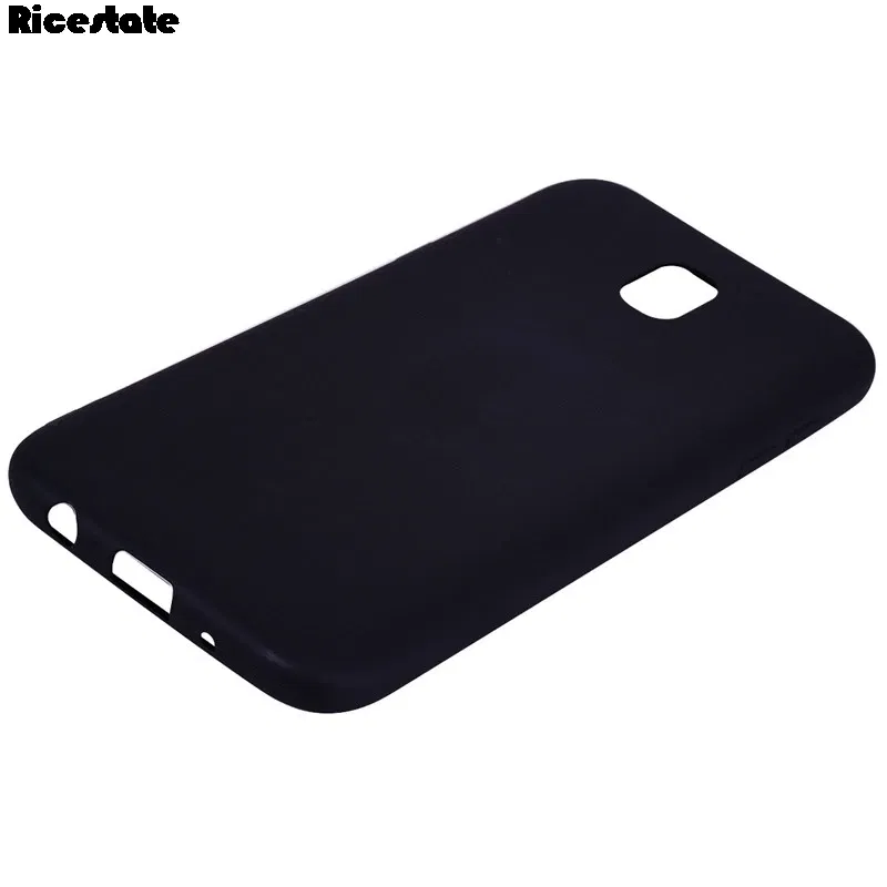 Color: black, Material: PVC - Solid color Case For Samsung Galaxy J5 J530 J3 J330 J7 2017 J730 J4 J6 Plus J8 2018 European version Matte Silicone soft case