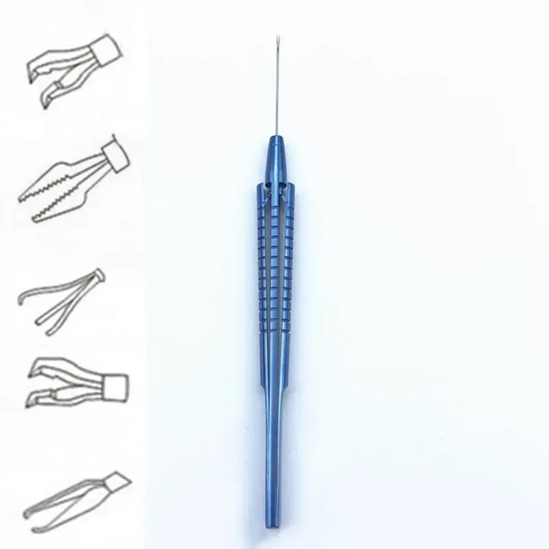 Color: Copper - Retinal Capsulorhexis forceps Intraocular Ophthalmic micro Surgical Instruments