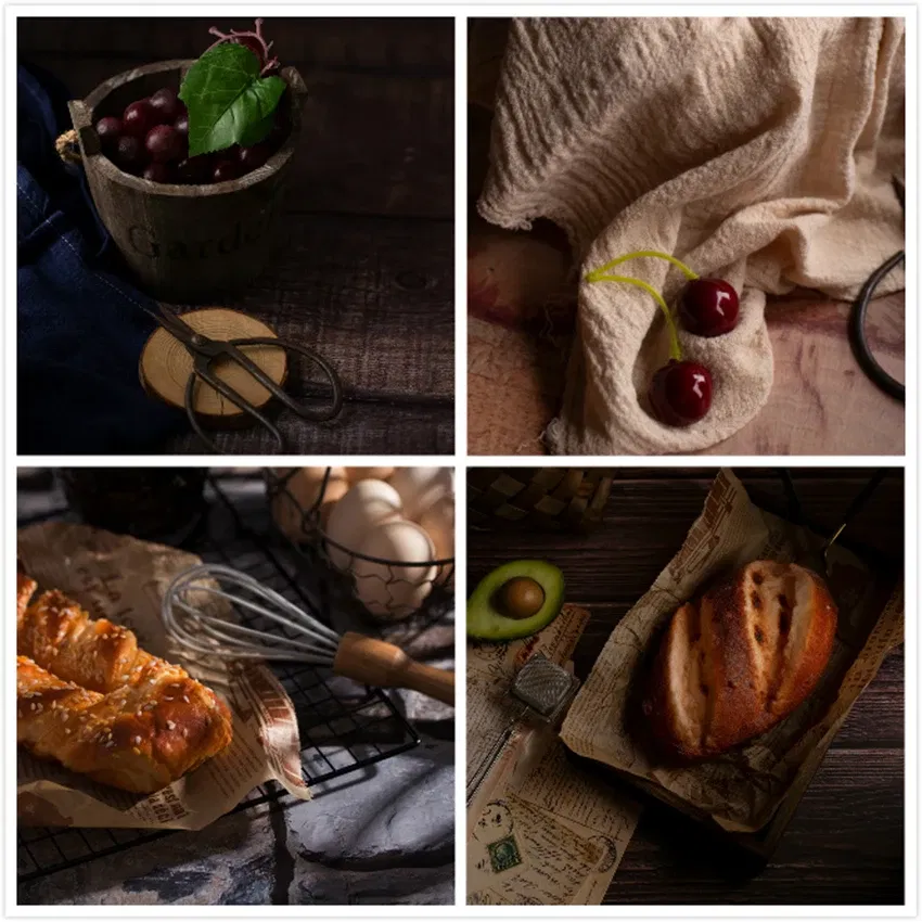 Color: Coffee, Size (mm): 150*200 - 60X90cm Double Sides PVC Background Photography Backdrop Photo Backdrops Paper Waterproof Anti-wrinkle For Food Jewelry