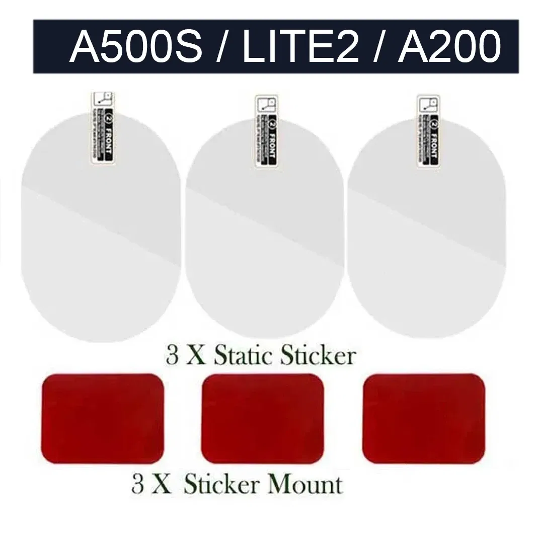 Color Name: green - For 70mai Dash Cam Pro plus + A500S LIE2 A200 Dash Cam Film and Static Stickers for 70mai A500S / LIE2  A200 Dash Cam Mount