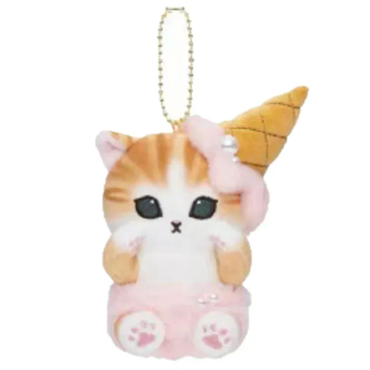 Color: Coffee - Hot Kawaii Plush Keychain Pendant Cartoon Mofusand Shark Cat Cross-Dressing Hello Kitty Kuromi Doll Stuff Backpack Decor Toys