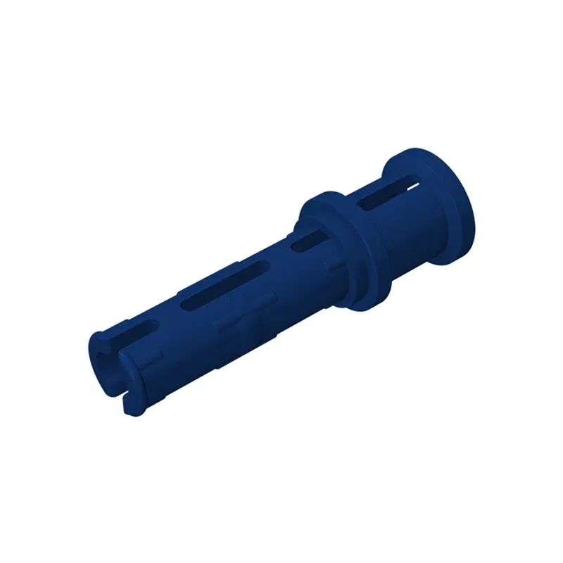 Color: Light  Blue - Gobricks 10PCS Bricks Technical Pin 3L with Friction Ridges Lengthwise and Stop Bush Compatible With 32054 Assembles Block