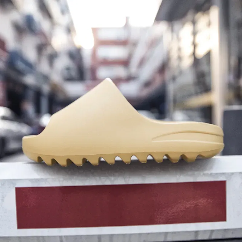 Color: Beige, Shoe Size: 36, Ships From: CHINA - Goosecret Men EVA Platform Cloud Slippers Soft Sole Sandals Non-Slips Bedroom Slides Male Cozy Home Shoes Soft Sole Beach Slides