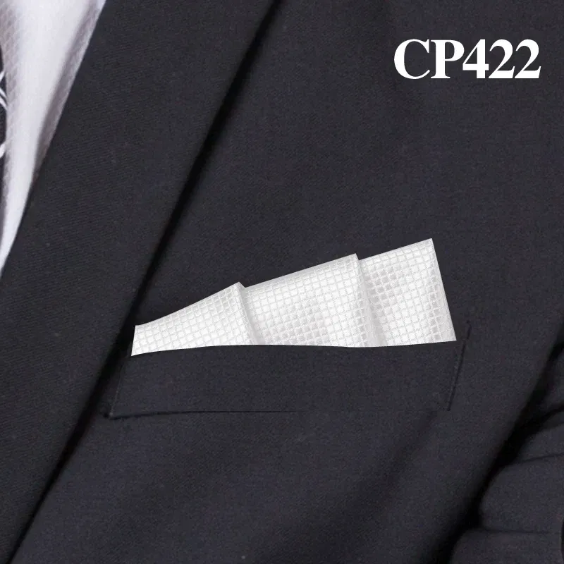 Color: Bright Yellow - Fashion Suits Pocket Square For Men Business Chest Towel Hanky Gentlemen Plaid Hankies Classic Suit Napkin Mens Handkerchief