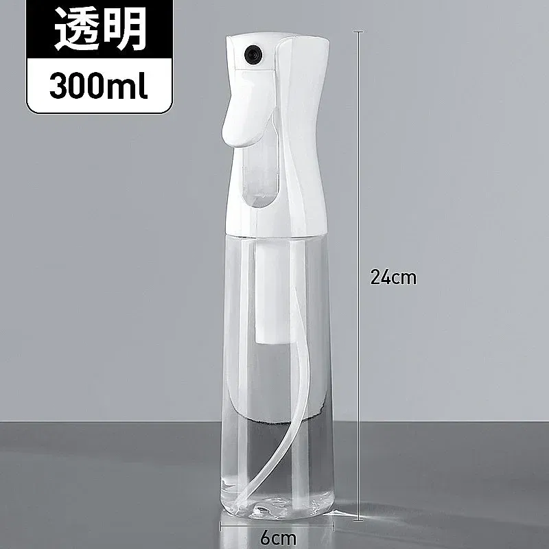 Color: light green - High Pressure Continuous Spray Bottle Hair Care Makeup Water Replenishing Spray Separate Bottle Press Mist Spray Bottle