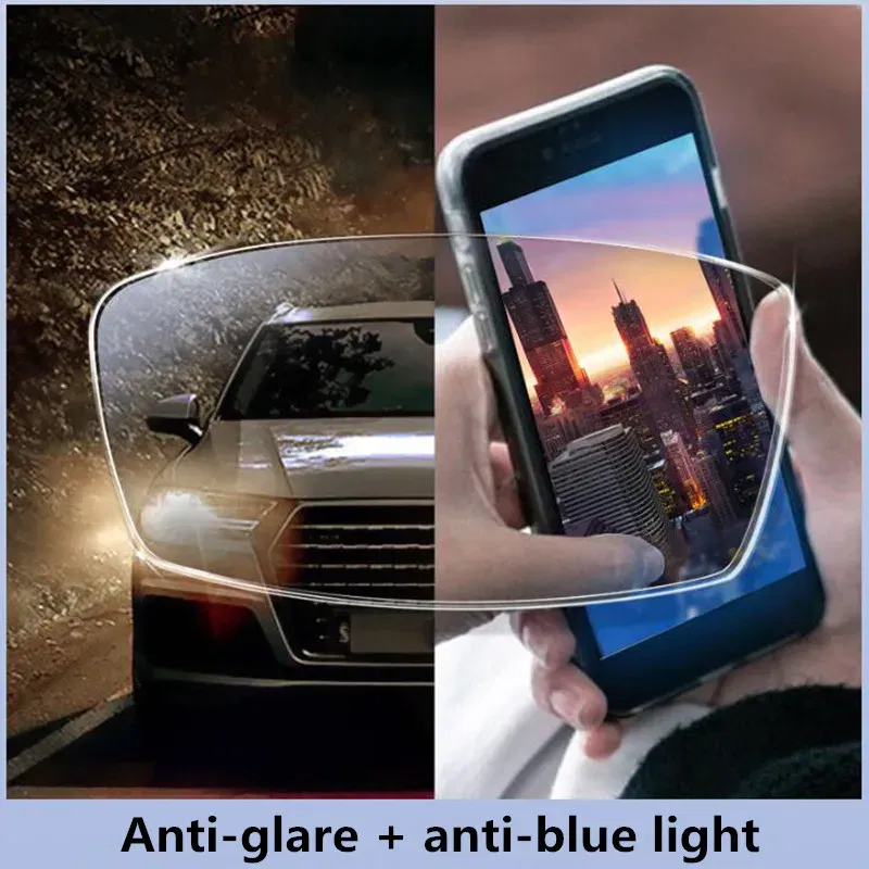 Lenses Color: Blue, Ships From: CHINA, Lens Index: 1.74 - 1.56/1.61/1.67 Anti-Blue Light And Anti-Glare Photochromic Myopia/Hyperopia/Astigmatism Prescription Lenses Relieve Glare Driv