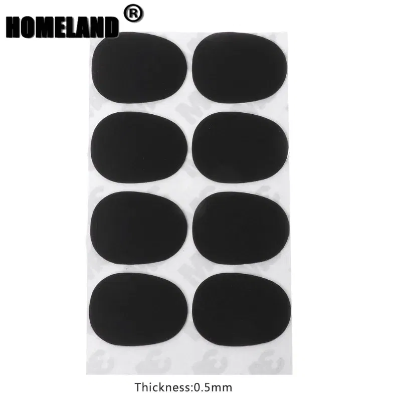 Color: Light Grey - Big sale8pcs Treble/Alto/Tenor Sax Clarinet Mouthpiece Patches Pads Cushions 0.5mm 0.8mm