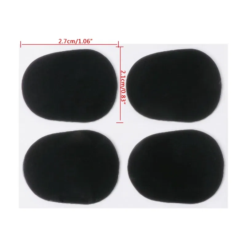 Color: Light Grey - Big sale8pcs Treble/Alto/Tenor Sax Clarinet Mouthpiece Patches Pads Cushions 0.5mm 0.8mm
