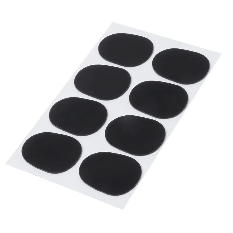 Color: Light Grey - Big sale8pcs Treble/Alto/Tenor Sax Clarinet Mouthpiece Patches Pads Cushions 0.5mm 0.8mm