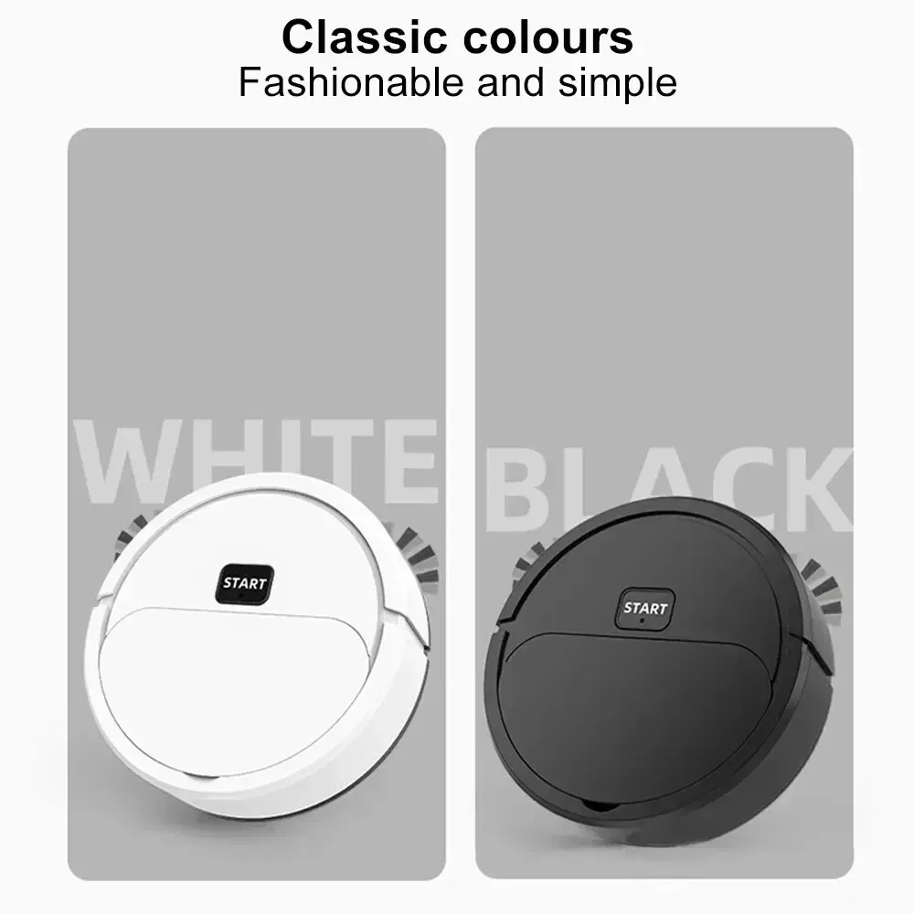 Color: black - Fully Automatic Sweeping Robot Sweep Vacuum Cleaner Mopping The Floor Mini Cleaner Home Use Lazybones Intelligent 3 In1 Sweeper