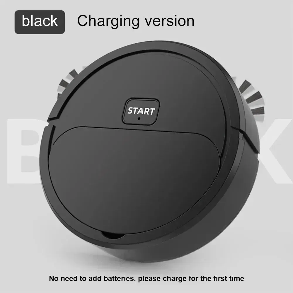 Color: black - Fully Automatic Sweeping Robot Sweep Vacuum Cleaner Mopping The Floor Mini Cleaner Home Use Lazybones Intelligent 3 In1 Sweeper