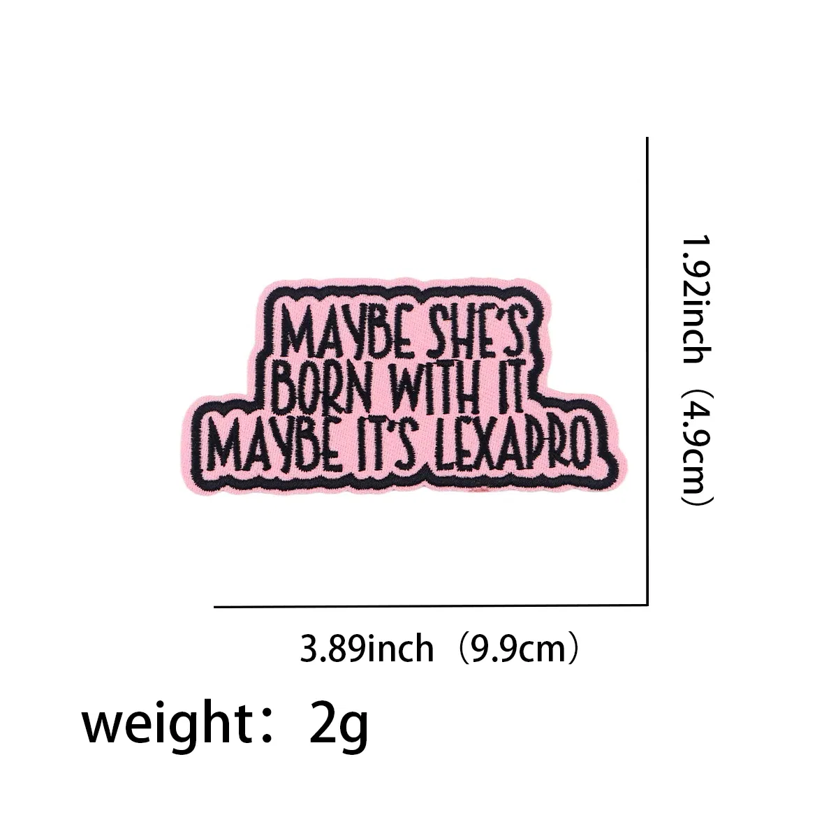 Color: Antique Copper - Letters Embroidery Patch Funny Quotes Iron On Patches For Clothing Thermoadhesive Patches On Clothes DIY Sew Badges