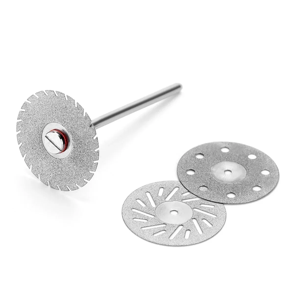 Color: Yellow - 5 Pcs Dental Lab 0.20mm Ultra-thin Diamond Cutting Disc Double Sided Disk For Separating Polishing Ceramic Crown Plaster