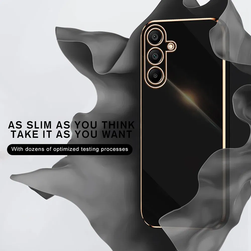 Material: nylon, Color: Sky blue - Luxury Electroplated Cover Case For Samsung Galaxy A15 Silicone Lens Protection Fundas A05s A05 4G A25 A35 A55 5G A 15 25 35 55