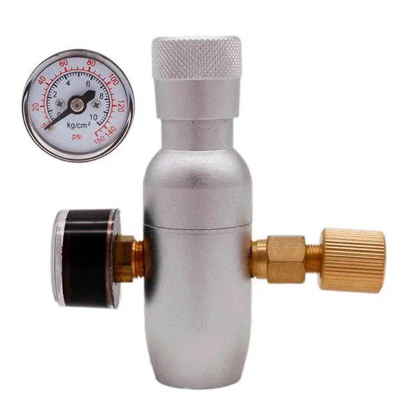 Color: Navy Blue - Homebrew Kegging Premium Regulated Compact CO2 Charger 60/150 psi 3/8-18UNF Free Shipping