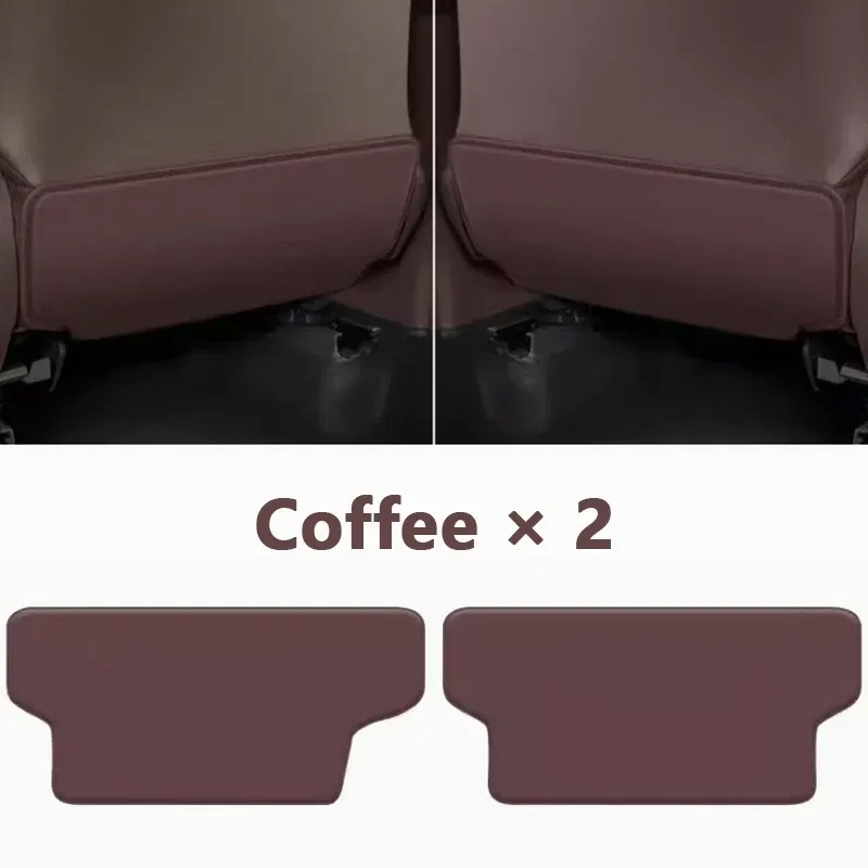 Color Name: GRAY - For Toyota Camry 9th 2024 Car Seat Cover Seat Backs Anti Kick Mat Protector Pad Microfiber Leather Protection Cover