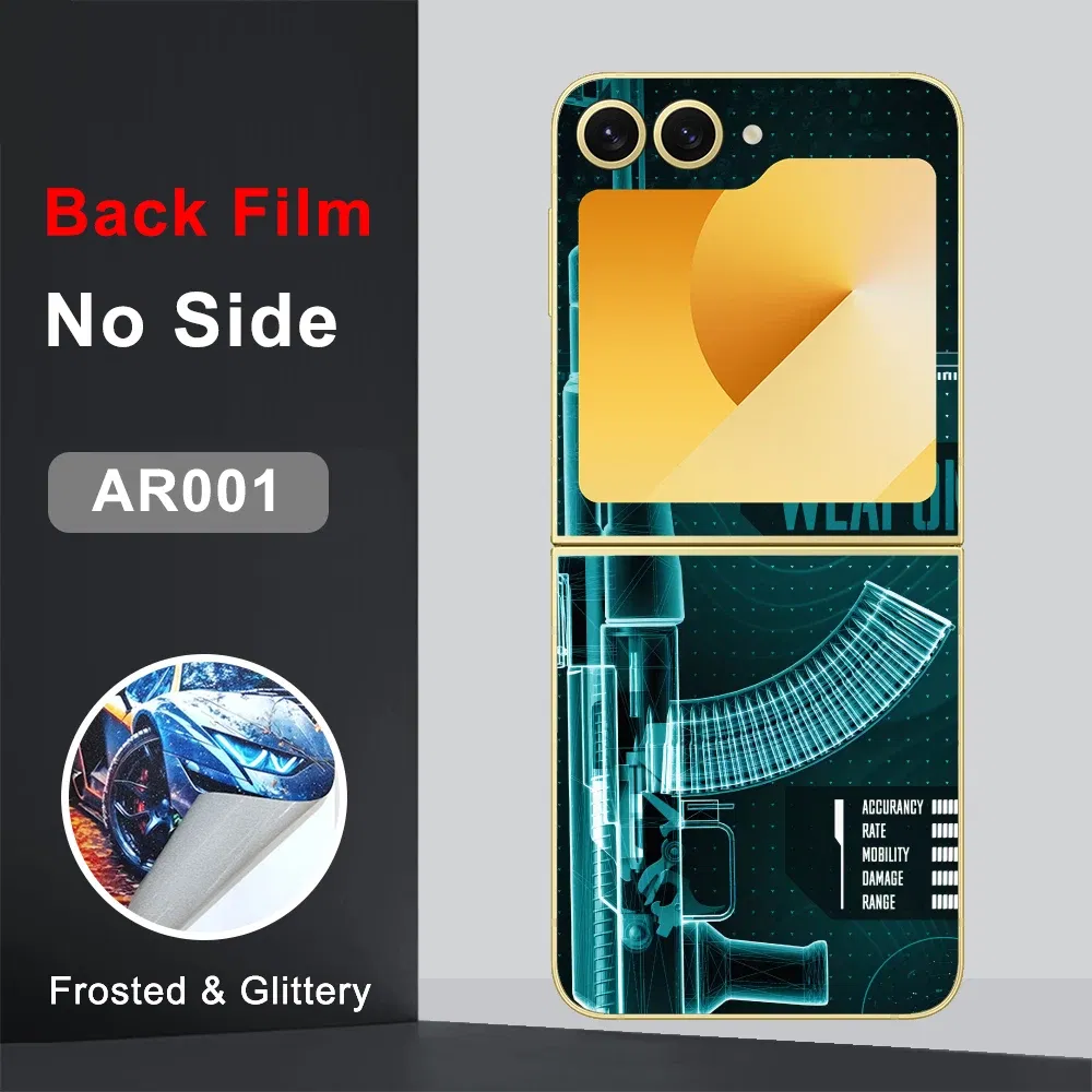 Color: Dark blue, Bundle: bundle 18 - CASEKiTTY Skin For Galaxy Z Flip 5 Back Film Samsung Z Flip 6 Sticker Flip 4 3 Protective Decal Wrap Back Cover Screen Protector
