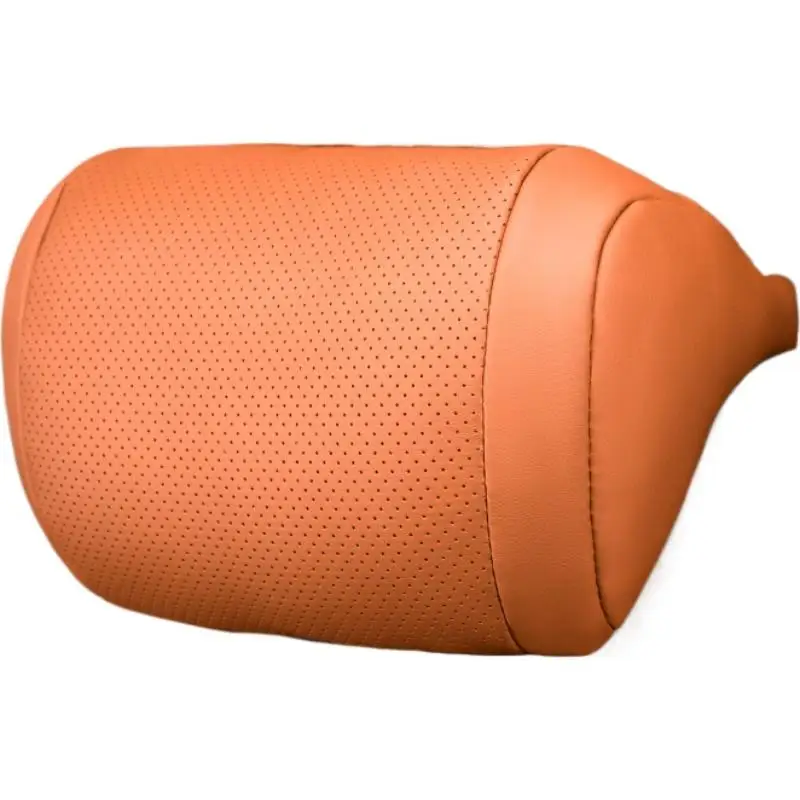 Color: Orange - Universal Car Seat Headrest Neck Pillow, 3D Ergonomic Travel Neck Rest, Soft Fluffy Comfortable Neck Support, Neck Protection