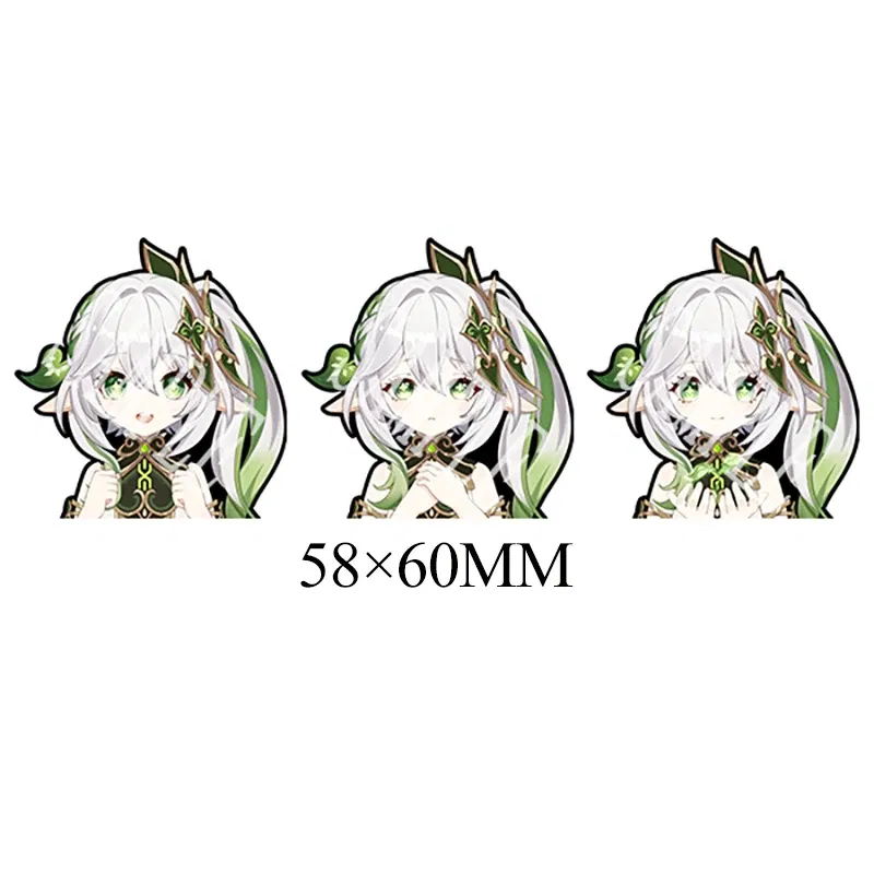 Color: Light Grey - Anime Mini Motion Stickers Pochita Power Denji Chainsaw Man Attack on Titan Decals for Phones,cup,laptop,Etc.Waterproof