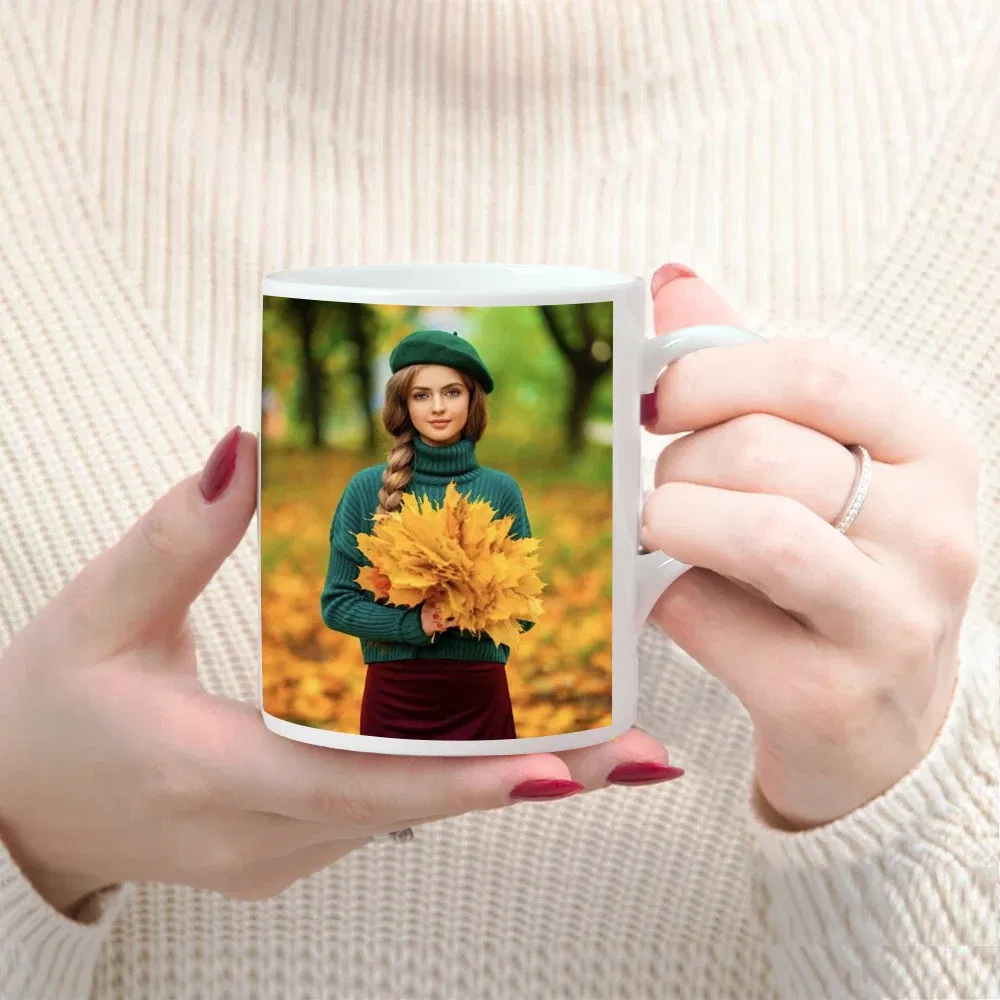 Color: PURPLE, Capacity: 301-400ml - Personalised Your Photo Mug, Custom NAME IMAGE TEXT Cup,Customize Coffee Mugs, Tea Cups, Mothers day, Wedding Gift 9 COLOURS