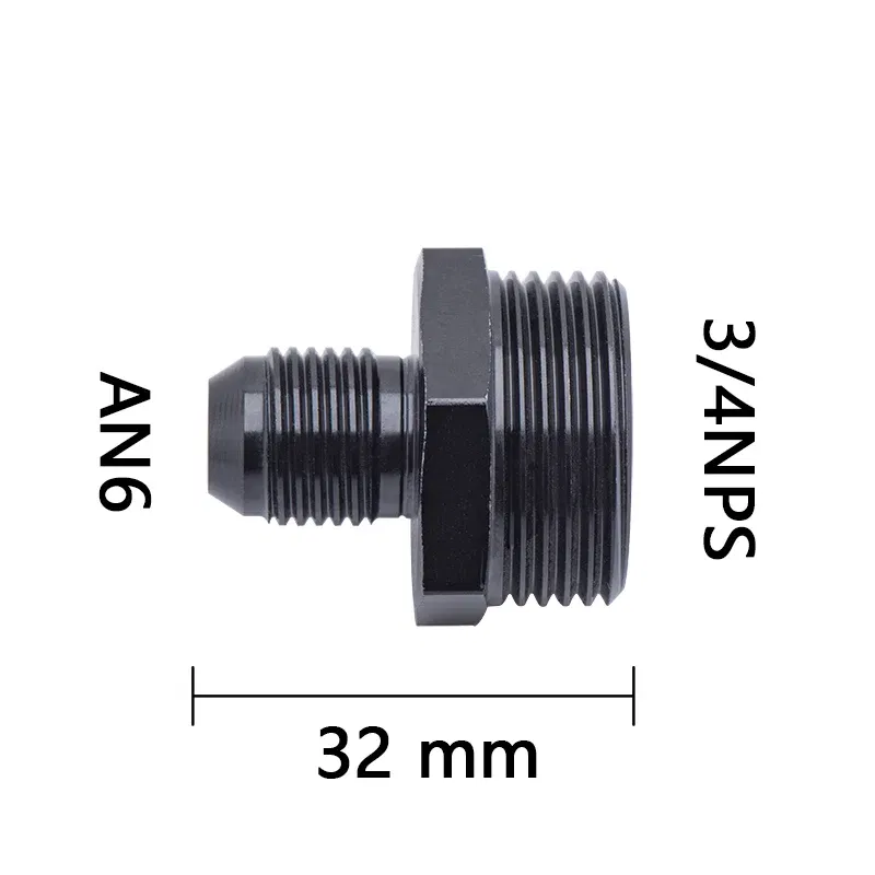Color: Orange - Oil Hose Straight Fitting Hose Adapter Oil Cooler Fitting An6 to An6 An8 An10 1/2 1/8 3/8 1/4 NPT 5/16,AN10 AN8 to 9MM M18 M12