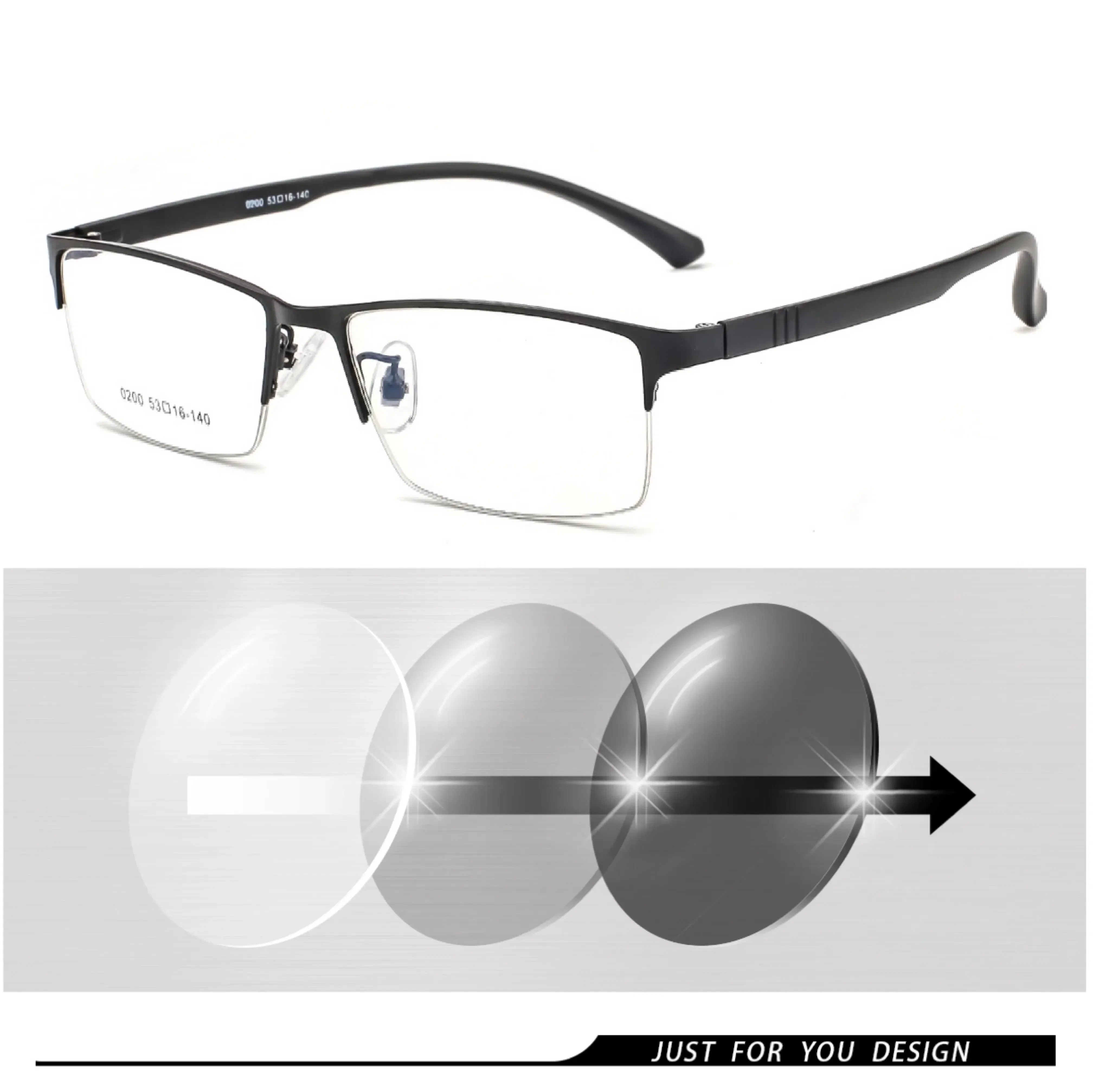 Frame Color: WHITE, Ships From: CHINA, Eye Prescription: +550 - Photochromic Sunglasses Chameleon Lens Myopia Blue Light Blocking Men's Computer Glasses Game for Sight +0.50 +0.75 +175 +2.5 +6
