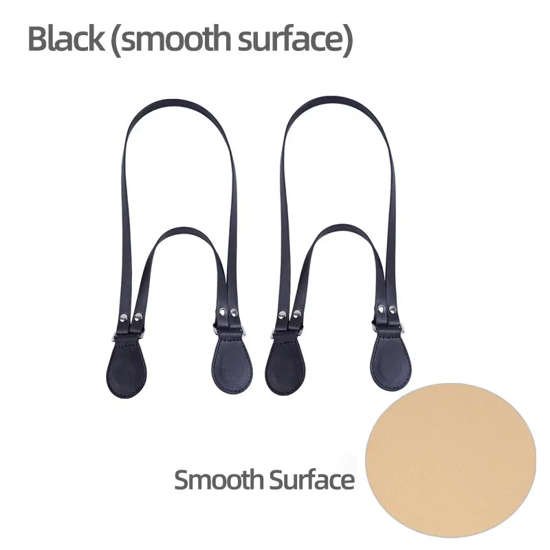 Color: Bronze - New Long Short Leather Handheld Single Shoulder One-Piece Straps Handles O Bag Accessories Multifunctional Strap for Obag