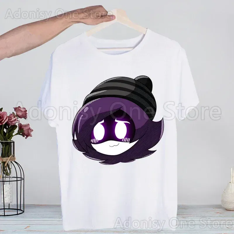 Color: Dark Grey, Size: S - Murder Drones Fashion Man Tshirt Summer Fashion T-shirt Casual White Funny Cartoon Print T-shirt Hip Pop Tops tee